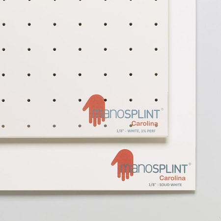 Manosplint 0.13 X 24 X 36 In. Carolina Splint, Solid White, 2Pk 24-5100-2